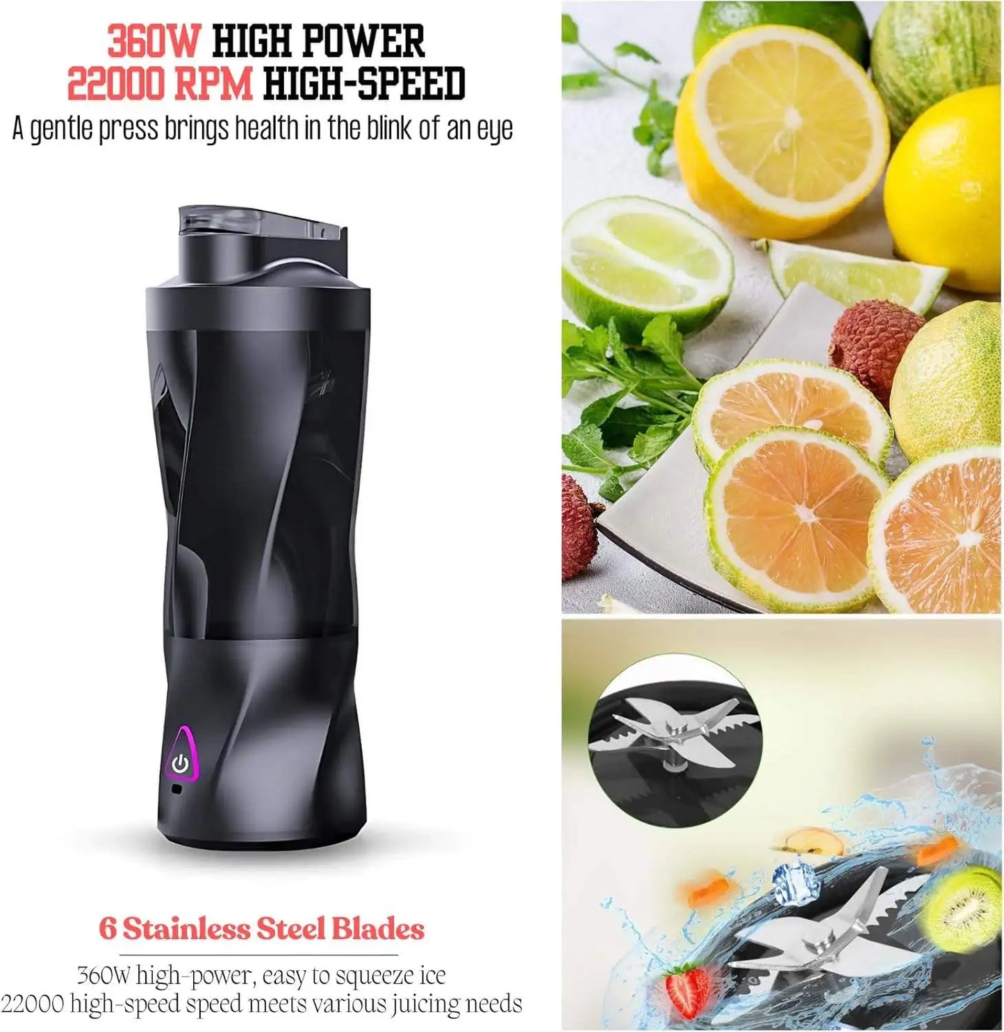 SipnBlend™ 700ML Portable Smoothie Maker